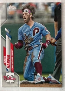 2020 Topps - Bryce Harper #250 Powder Blue Uniform - Picture 1 of 2
