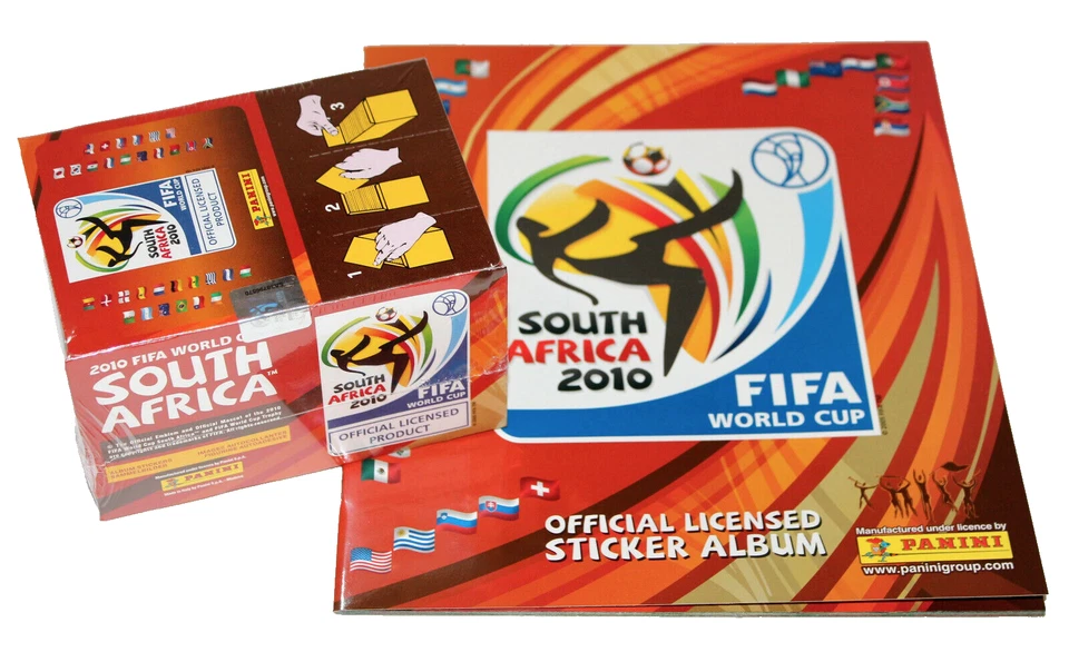 Panini WC WM 2010 Sud Africa – Schermo Scatola Gdl South America Album Vuoto