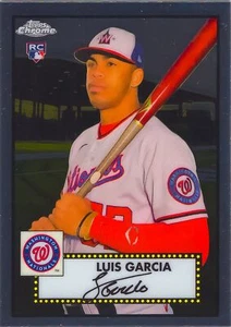 Luis Garcia RC 2021 Topps Chrome Platinum Anniversary Baseball Rookie Card #9 - Picture 1 of 2