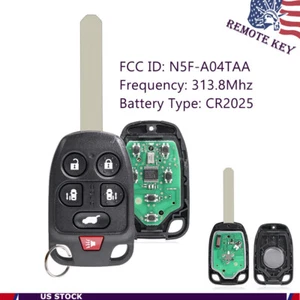 For 2011 2012 2013 2014 Honda Odyssey Keyless Uncut Remote Car Key Fob Alarm - Picture 1 of 8
