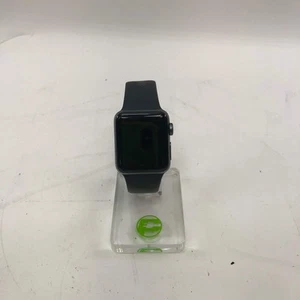 GPS Only Apple Watch Series 3 38MM Black Aluminum Black Sport Band A1858 - Picture 1 of 5