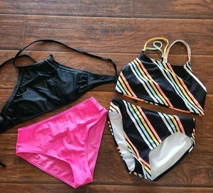 Girls/Teen Set of 2 Two- Piece Swimsuits Art Class & NoBo - Picture 1 of 7