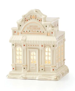 Lenox Mistletoe Park Village Ice Cream Parlor ~ New In Box - Picture 1 of 1