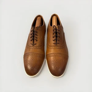 Allen Edmonds Men's 10.5 D Strand Leather Dress Sneaker Oxford Shoes Reg $300 - Picture 1 of 7