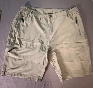 BALEAF CAMPING/HIKING KHAKI QUICK DRY WATER RESISTANT SHORTS SIZE 2XL KHAKI - Picture 1 of 7