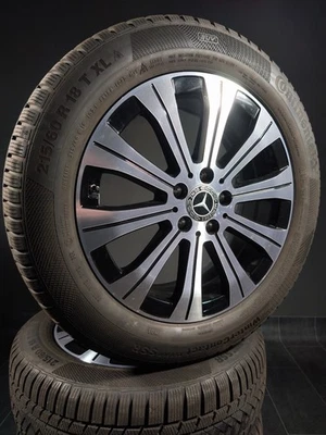 4 Winterräder 215 60 R18 Mercedes EQB EQA Klasse H243  X243 W243 18" Alufelgen - Bild 1 von 4