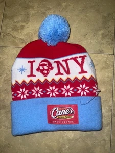New Raising Cane's Chicken Fingers Times Square NY Beanie Hat - One Size - Picture 1 of 3