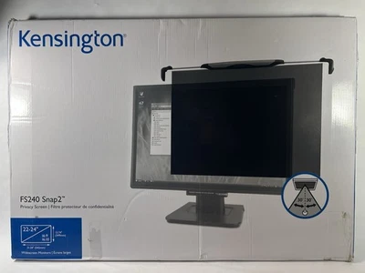 Kensington FS240 Snap2 Privacy Screen 22–24” Widescreen Monitor Filter –Unused - Image 1 of 4