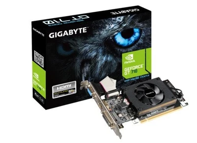 Gigabyte GV-N710D3-2GL REV2.0 GeForce GT710 2GB DDR3 HDI- DVI LowPro Graphics - Image 1 of 4