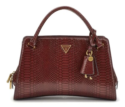 GUESS Annita Girlfriend Satchel Handtasche Umhängetasche Tasche Claret beere Neu - Bild 1 von 2
