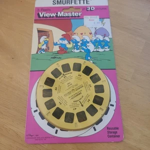 Viewmaster Pitufina Tres Bolsillos Reales 1000 1982 Número de Stock 4210 SELLADO - Imagen 1 de 3