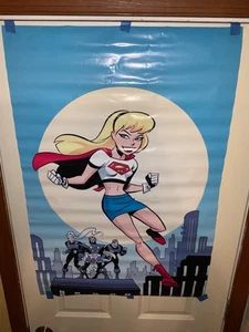 PÓSTER SELLADO 24x36 DC COMICS SUPERGIRL ANIMADO (ARTE BRUCE TIMM) - Imagen 1 de 2