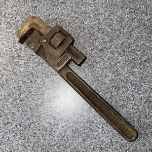 Vintage TRIMO 10" Trimont Mfg. Co. Adjustable Pipe Monkey Wrench - Picture 1 of 12
