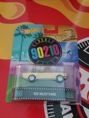 Hot Wheels 2014 Retro Entertainment Beverly Hills 90210 '65 Mustang Yellow BDT99 - Image 1 of 4