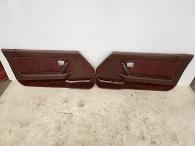 Mazda RX7 GSL SE 1984-1985 ambos paneles interiores de puertas de ventana eléctrica rojo RARO Foto 1 de 4