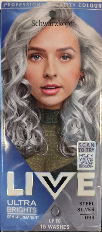 Schwarzkopf Live Ultra Brights or Pastel Semi Permanent Hair Color - 098... - Image 1 of 1