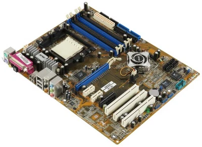 Mainboard ASUS A8N5X SOCKET 939 DDR PCIe PCI SATA IDE ATX - Image 1 of 2