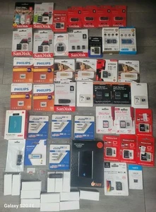 56xMicro SDHC UHS-I Card,2.0+3.0 Flash Drive Mixed Brands And Sizes JOB LOT - Picture 1 of 7