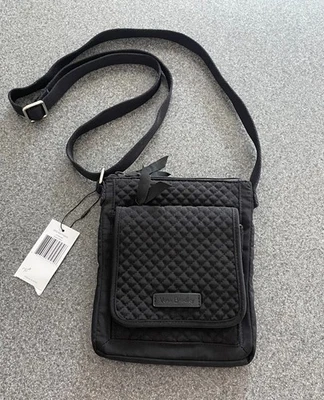 Cartera Bandolera Vera Bradley RFID Mini Hipster Clásica Negra Foto 1 de 4