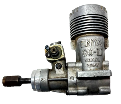 Vintage ENYA 60 Model 7032 Engine Made In Japan RC Airplane Glow - Image 1 of 4