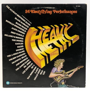 Heavy Metal 24 Electrifying Performances 2 LP 1974 Warner Special Products VG+ - Picture 1 of 2