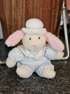 De colección Años 90 Peluche Marinero Bebé Sonajero Dakon 1992 Niño Conejo Conejo Colección Fraser - Imagen 1 de 6
