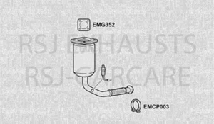ECCN1135TA CONVERTIDOR CATALÍTICO (R103) CAT DE ACOPLAMIENTO CERRADO - Imagen 1 de 1