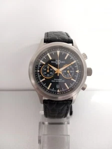 M&M Primo Emporio 21-68 Chrono Watch Pilot WR 3 ATM Nuovo Full Set - Imagen 1 de 9