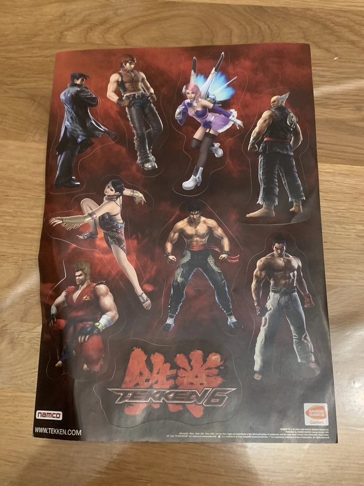 Tekken 6 Aufkleber Set 9 Stück - Bild 1 von 1