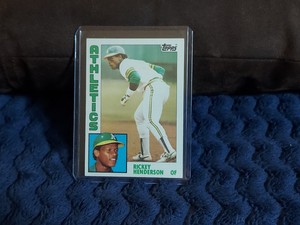 Rickey Henderson 1984 Topps Card #230. Athletics