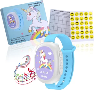 Rechargeable Unicorn Potty Training Watch with 5 Music & Timer Setting Toilet Tr - Picture 1 of 7