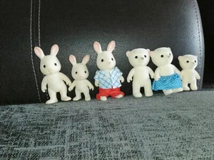Sylvanian Families  Figures X 6 - Picture 1 of 5