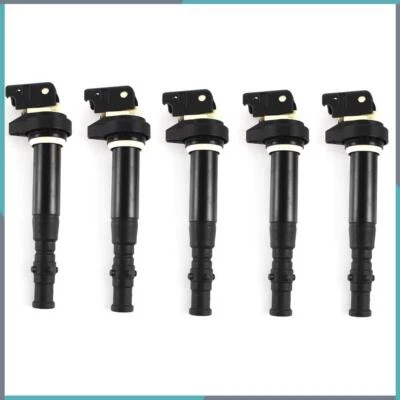 Set of 5 Ignition Coils for 2006-2010 BMW M5 M6 5 Series E60 E63 E64 5.0L UF572 - Imagem 1 de 4