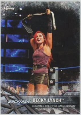 2017 Topps WWE Women's Division Becky Lynch Becomes Women's Champion #WWE-5 - Image 1 of 2