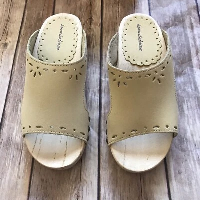 NUEVO EN CAJA Sandalias Hanna Andersson para Niña Zuecos Mantequilla Pálida Talla Euro 31 EE. UU. 12,5 RARO Foto 1 de 4