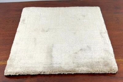 Solid Accent Indien Handmade Home Decor Table Mats Gifts Kitchen White Placemats - Image 1 of 4