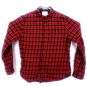 Great Outdoors On The Road Mens Shirt Size L L/S Black/Red Flannel Explore More - Picture 1 of 8