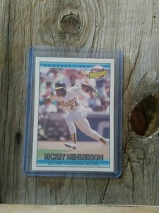 1992 Donruss Highlights Ricky Henderson #215  All-Time Stolen Base Record