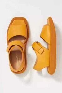 Paloma Barcelo Jari Mango Leather Sandals Size 9 EU 40 Made in Spain NEW W BOX - Picture 1 of 7