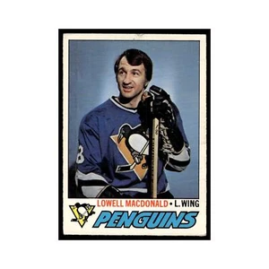 Lowell MacDonald 1977 O-Pee-Chee (Damaged) #390 Pittsburgh Penguins Poor - Picture 1 of 3