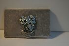 KIRKS FOLLY FORGET ME NOT CARD CASE IN SILVER TONE 