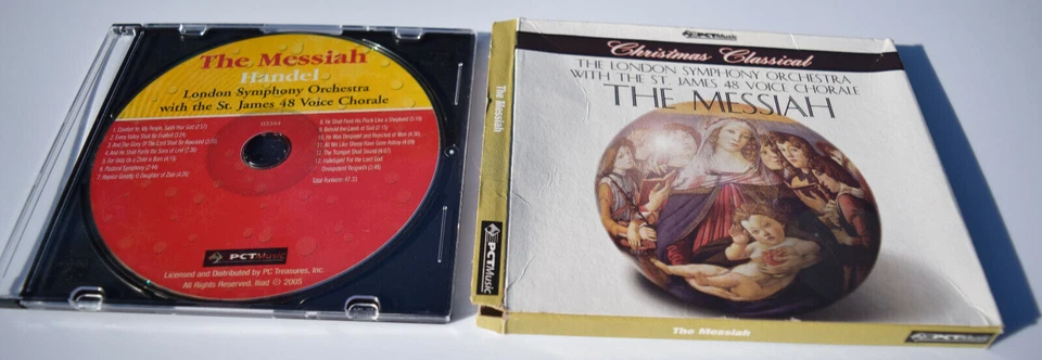 Christmas Classical The Messiah Music CD London Symphony Orchestra  Foto 1 de 4