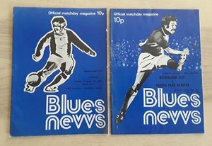 Birmingham City 1974/75 Selection of Home League Programmes from menu - Picture 1 of 3