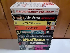 10 Racing/Motorsports VHS Nascar Stock-Car Drag Racing Nitro - Picture 1 of 6