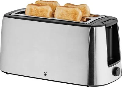 Bueno Pro Toaster Langschlitz 4 Scheiben mit Brötchenaufsatz XXL Toast Aufknu... - Bild 1 von 4