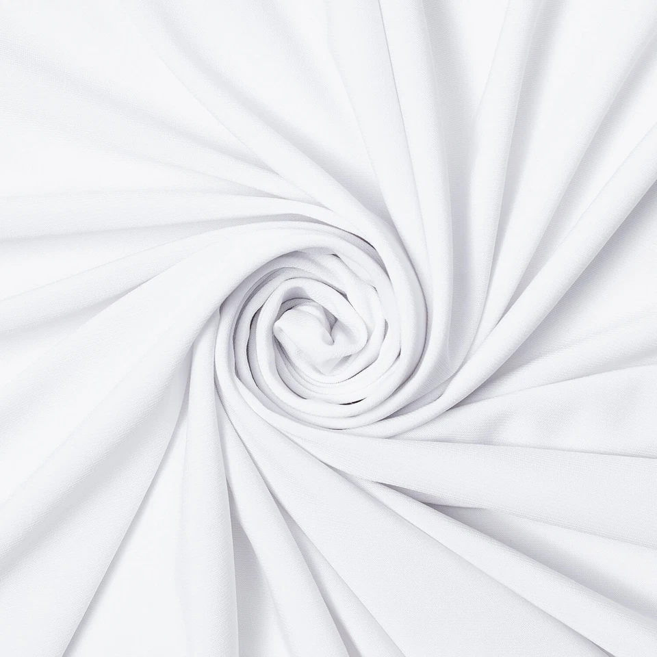 Camiseta de malha de poliéster tecido ITY 2 vias elastano elástico 58" BTY todas as cores - Imagem 1 de 1