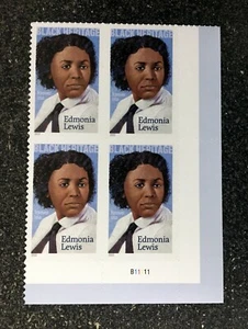 2022USA #5663 Forever Edmonia Lewis - Black Heritage - Plate Block of 4  mint  - Picture 1 of 2