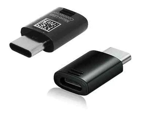 USB-C Male To Micro-USB Female Converter Adapter For Galaxy A20e A30 A40 A50 - Picture 1 of 10