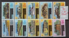 [ZZA-050]  Nevis – 1980 – Official  : 10 val. -  ** MNH
