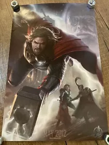 SDCC Comic Con 2012 Marvel Thor & Loki Avengers Debut Poster Extremely Rare - Picture 1 of 2